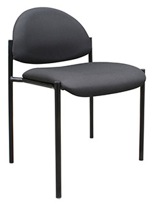 B9505BK - Guest Stacking Chair Black