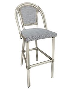 PM17005HGY - Cool and Casual French Bistro Bar Stool