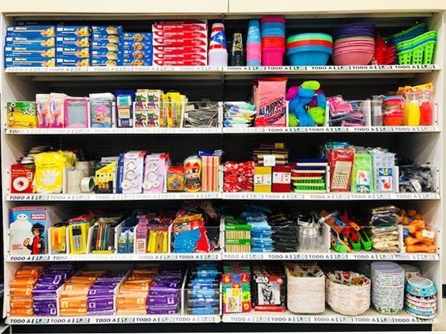 miscelaneas shelf en supermercado