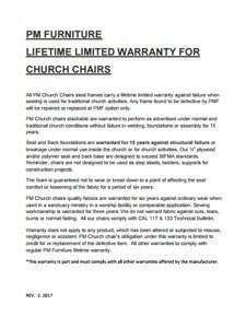 Church Warranty