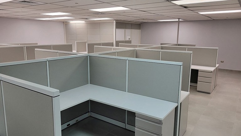 Office modulars for large space
