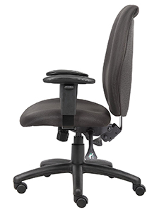 B1002BK: Black Multi-Functional Ergonomic Chair Good