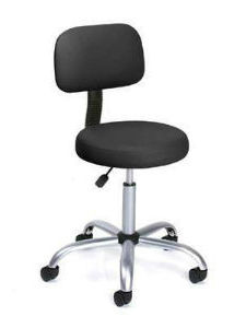 B245: Professional Adjustable Stool: Black