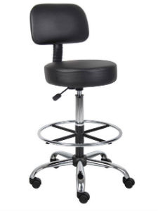 B245: Professional Adjustable Stool: Black Good