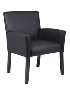 Guest Accent / Dining Chair with Black Base