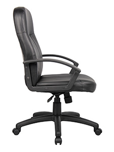 B8106BKL Executive Leather Budget Chair Good