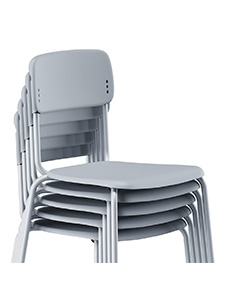 Cavaletti Joy 41008: Stackable chair for small spaces Modern