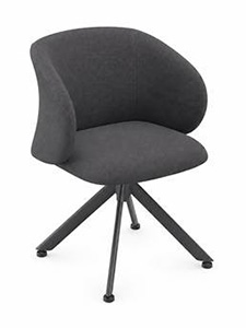 CVBEE36708Cec175GRIS: Ecliptica Gray Waiting Chair with Arms Good