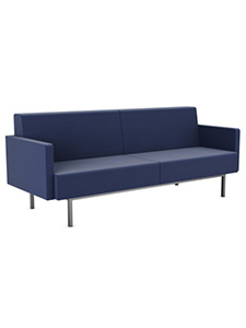 CVSpecialSofaHyun: Blue Sofa with Black frame Excellent