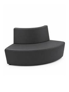 CVSPI36890VNL195GRAFITO: Spin Curved Inner Sofa, Graphite Excellent
