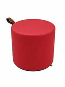 CVSPI38030VNL130R: Red Round Puff Excellent