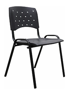CVVI35008PLNEGRO: Cavaletti Stackable Black Chair Excellent