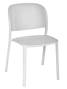EZ Trena: Ezpeleta Stackable Chair for Outdoor/Indoor Durable