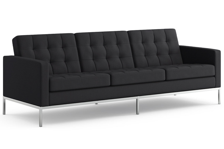 Sofa is a Reproduction of the Florence Knoll designs