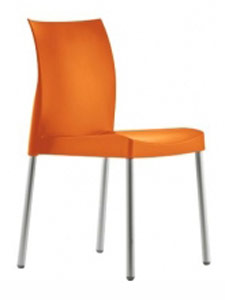 Pedrali ICE800 - Versatile chair with polypropylene shell