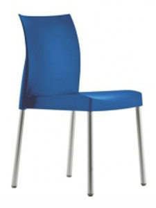 Pedrali ICE800 - Versatile chair with polypropylene shell