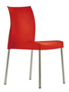 Pedrali ICE800 - Versatile chair with polypropylene shell