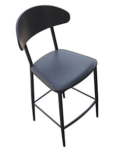 Kiara Stool: Solid European Beechwood Frame PM Furniture