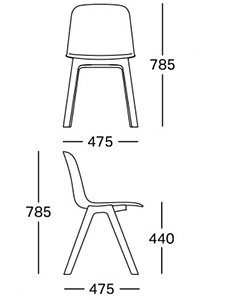 Loria Chair without arms