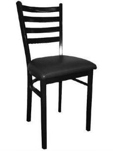 PM11 - Restaurant Chair with Metal Frame and Vinyl Cushion Seat