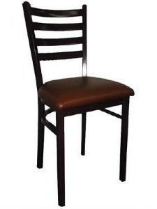 PM11: Chair with Metal Frame and Vinyl Cushion Seat Good