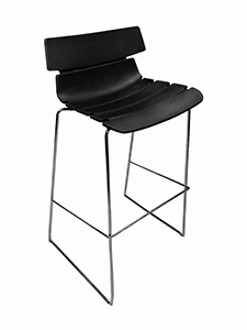 PM1203 Bar Stool with Plastic Seat