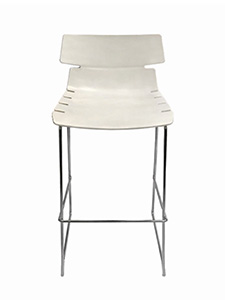 PM1203 Bar Stool with Plastic Seat Elegant