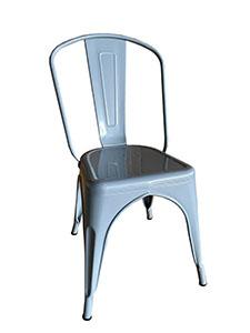 PM1225: Stackable Bistro Style Metal Chair Good