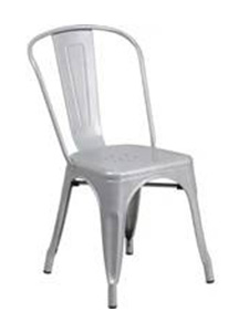 PM1225: Stackable Bistro Style Metal Chair<br>Clearance: $60 Elegant