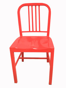 PM1283: Sturdy All Aluminum Chair for Inside/Outside<br>Clearance: $121 Good