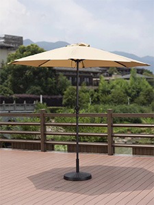 PM14622 Commercial Umbrella w/Plastic Base Well Constructed