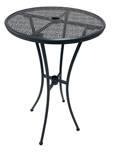 PM152424: Round High Table with Rain Flower Design Good