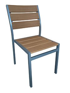 PM17001 - Modern Aluminum Chair for Any Patio Decor