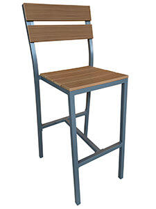 PM17001H - Modern Aluminum Stool