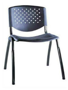PM301 - Chair with Metal Frame and Plastic Seat/Back Good