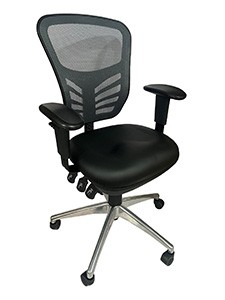 PM9020LBK: Ergonomic multifunction Mesh Back Office Chair