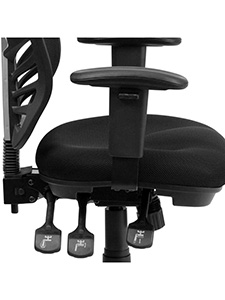 PM9020LBK: Ergonomic multifunction Mesh Back Office Chair Good