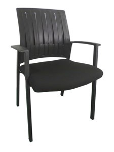 PM9527: Guest Chair with Polypropylene Back and Cushion Seat Durable
