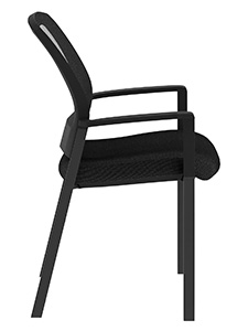 PM9528BK: Guest Chair with Mesh Back Good