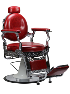 PMBF206 - Antique Style Barber Red Chair