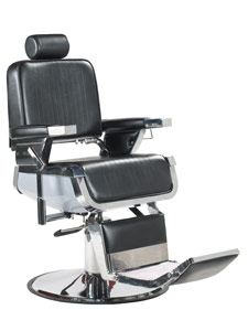 PMBF207BK - Vintage style Barber Reclining Chair