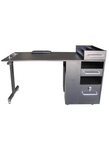 PMBF906 - Manicure Table with Locking Storage Drawer