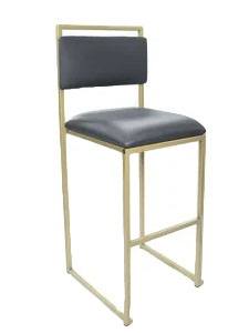 PMC102: Modern Elegance High Back Bar Stool Excellent