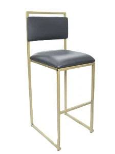 PMC102 - Modern Elegance High Back Bar Stool