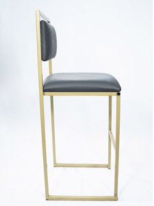 PMC102 - Modern Elegance High Back Bar Stool