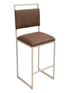 PMC102: Modern Elegance High Back Bar Stool<br>Clearance: $139 Good