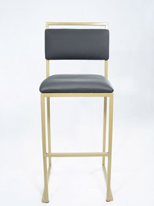 PMC102 - Modern Elegance High Back Bar Stool