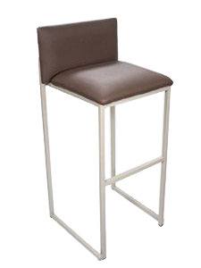 PMC203: Counter Stool with Brown Seat and Back Excellent