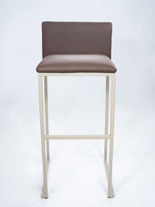 PMC203 - Counter Stool with brown seat and back