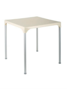 PME3030 - Plastic Top Table and Aluminum Legs